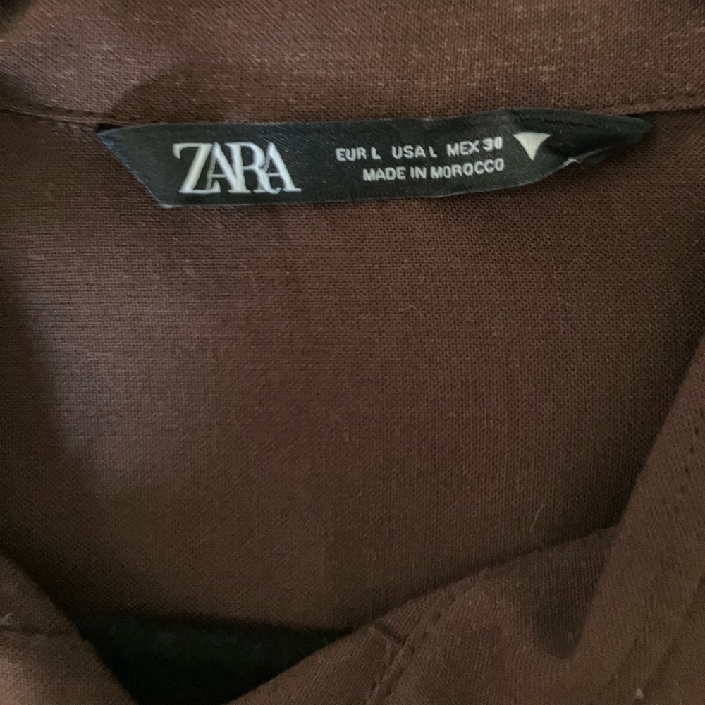 **ZARA**Women's Brown Cropped Top - Picture 4 of 7